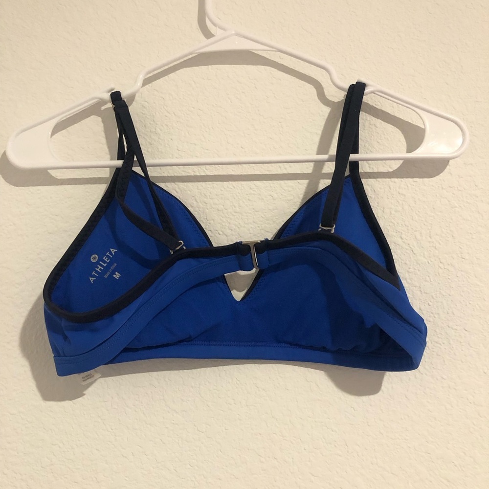 Athleta Blue Two piece Swim Suit S/M - Picture 2 of 6